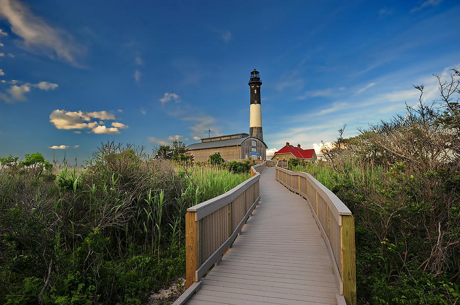 Lighthouse Photograph - Fire Island Light Station by Tony Ambrosio