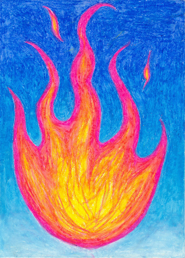 Fire Of Life Painting by Nieve Andrea