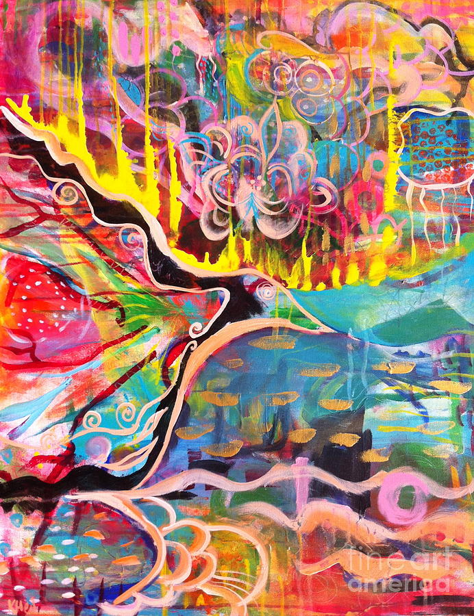 Fire of Transformation Painting by Kim Heil