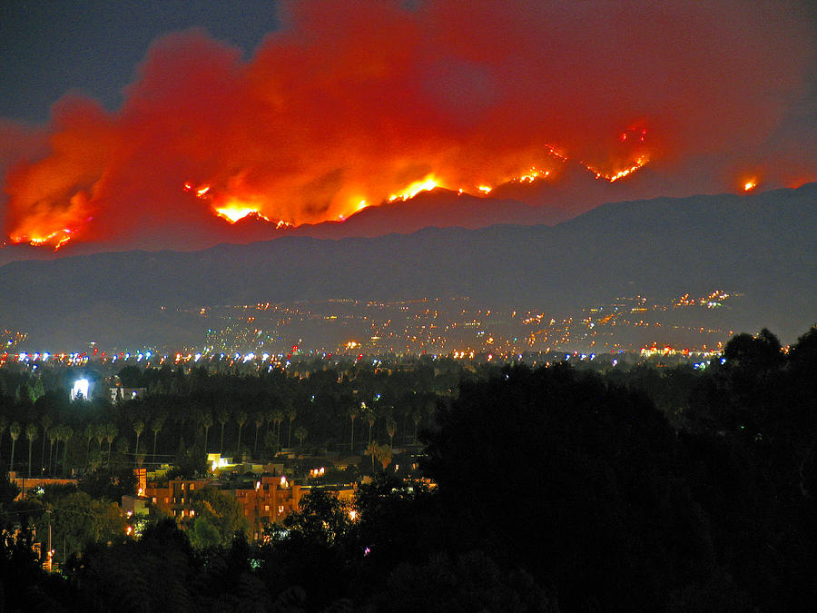 Fire on the Mountain Photograph by Jim McCullaugh