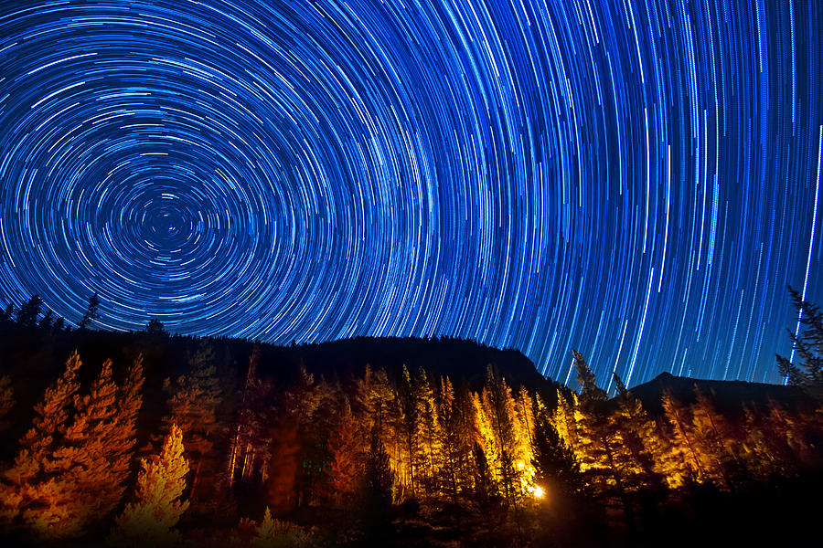 Colorado Star Trails Photograph by Mark Andrew Thomas
