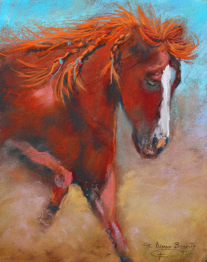Fire On The Move Painting by M Diane Bonaparte