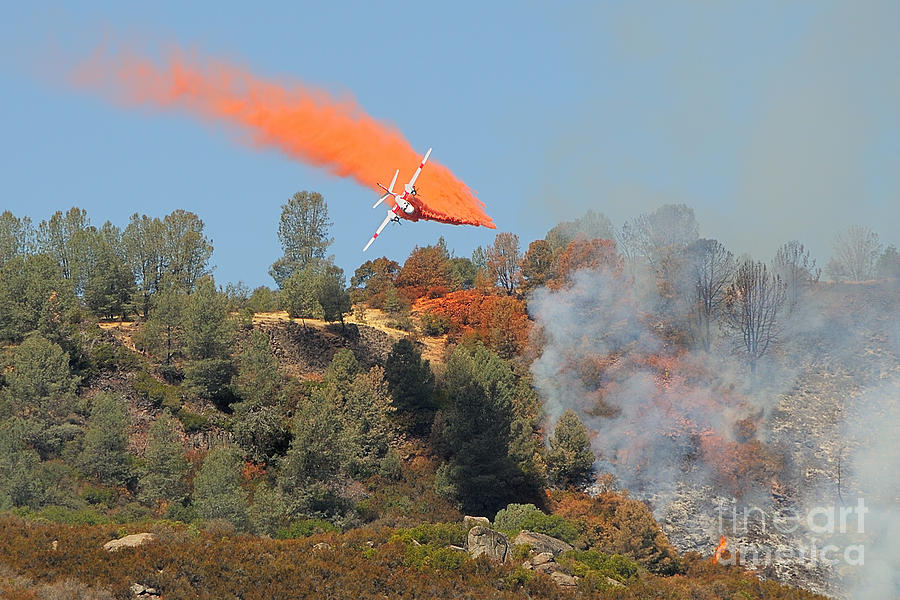 Fire on the Ridge Photograph by Daniel Ryan