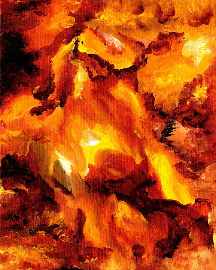 Fire Storm Digital Art by Jennifer Galbraith