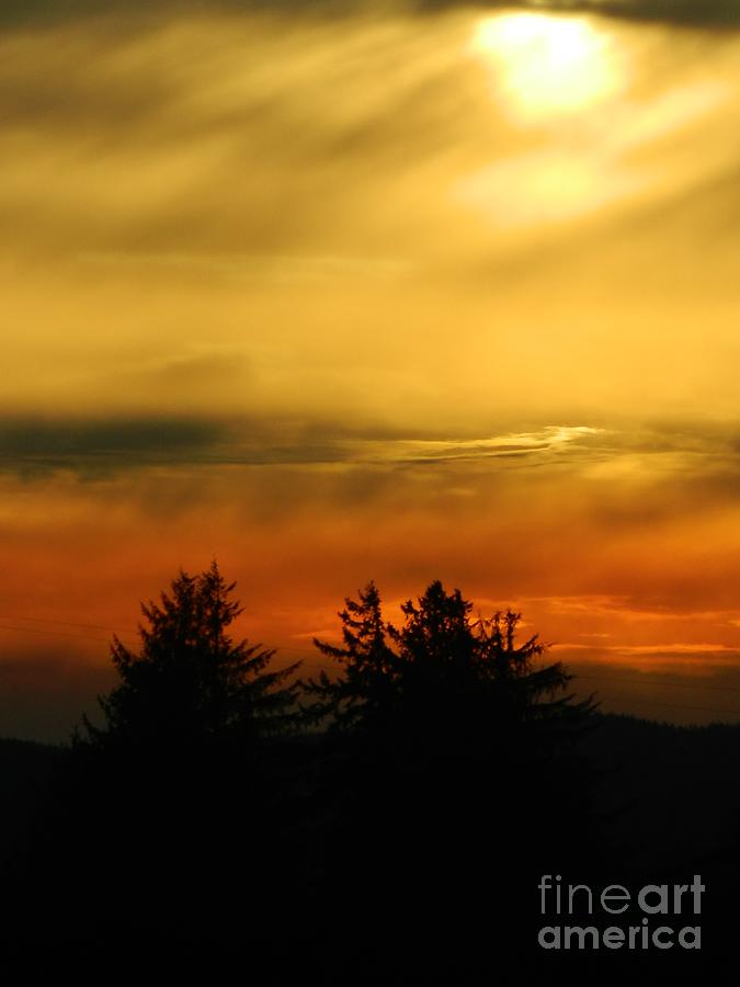 Fire Sunset 4 Photograph by Gallery Of Hope 