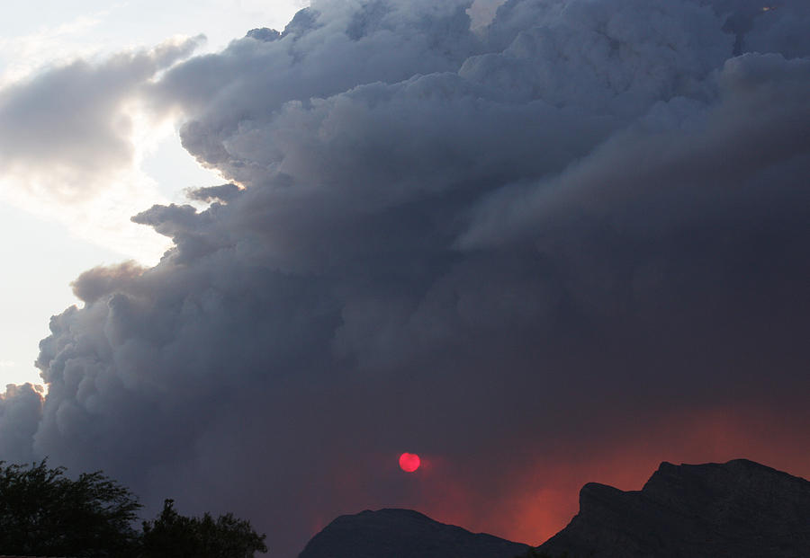 Fire Sunset Below by Dennis Galloway Fire Sunset Below by Dennis Galloway