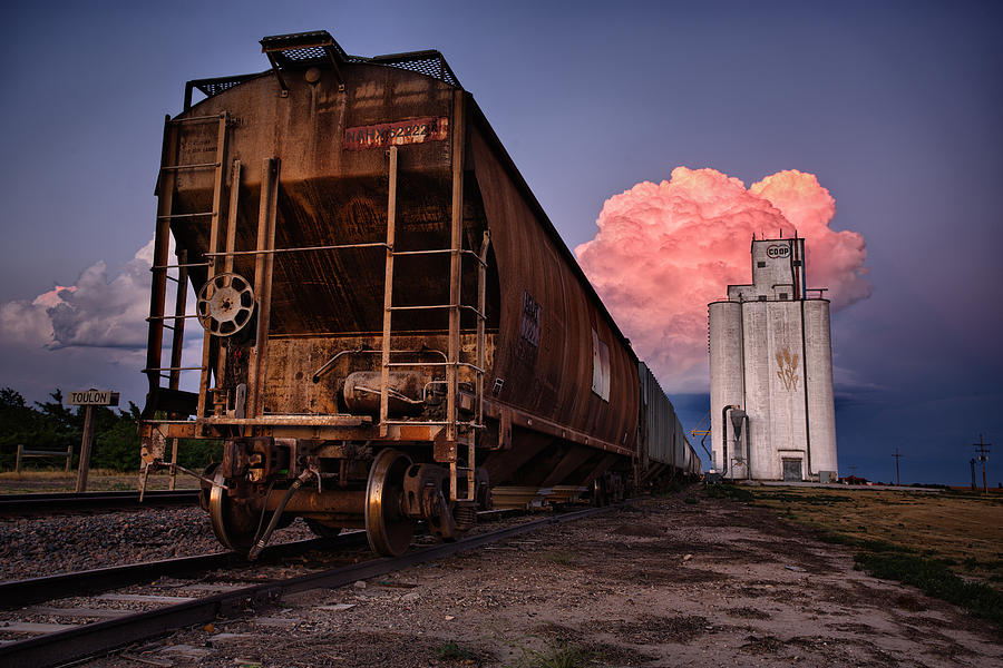 Up Movie Photograph - Fire Train by Thomas Zimmerman