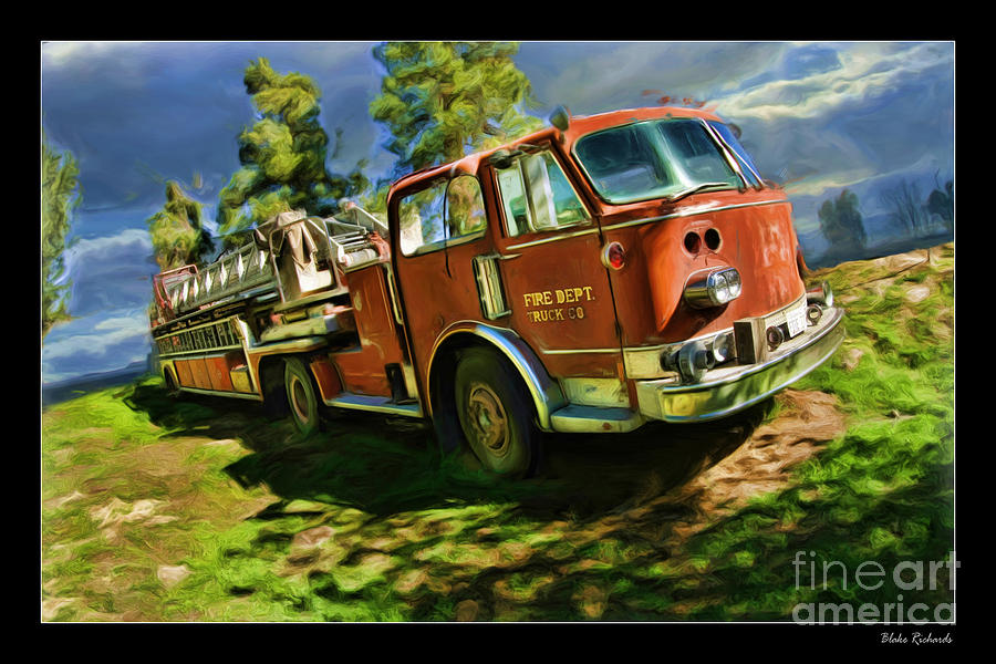 Fire Truck  Photograph by Blake Richards