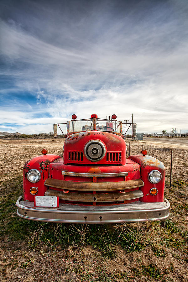 Truck Photograph - Fire Truck by Peter Tellone