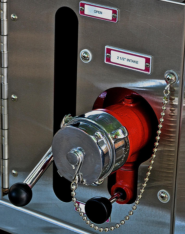 Truck Photograph - Fire Truck Water Intake by Bill Owen