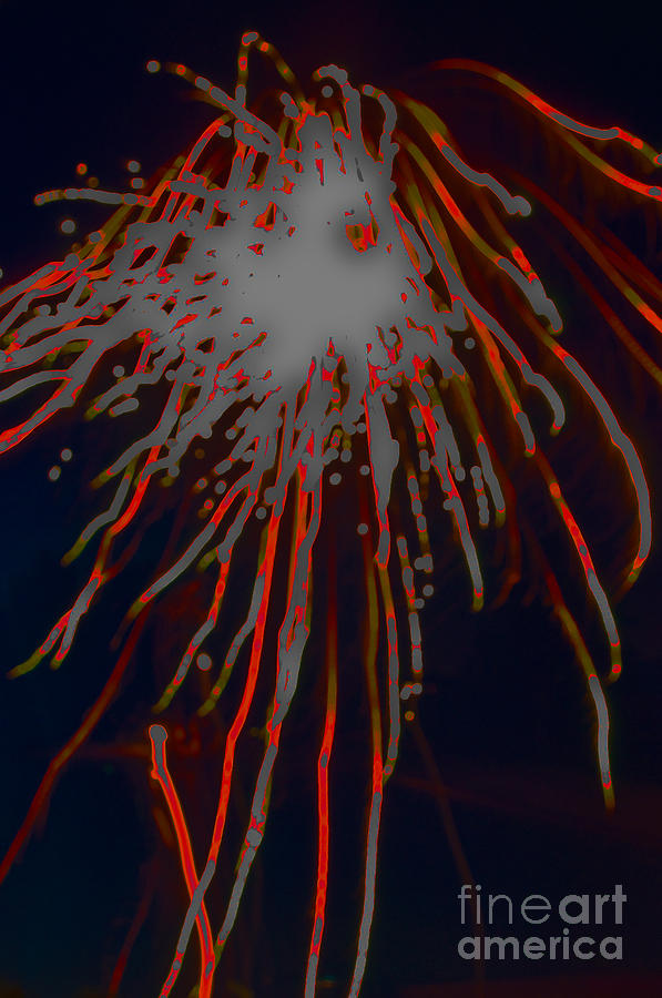 Fire Works Photograph - Fire Works by Mae Wertz