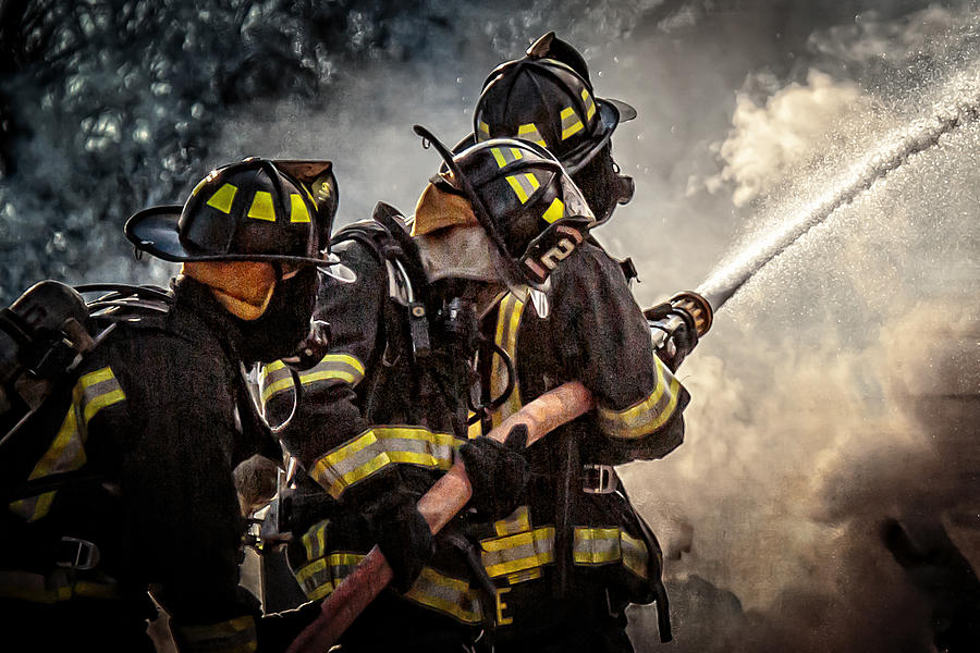 Firefighters Photograph by Everet Regal