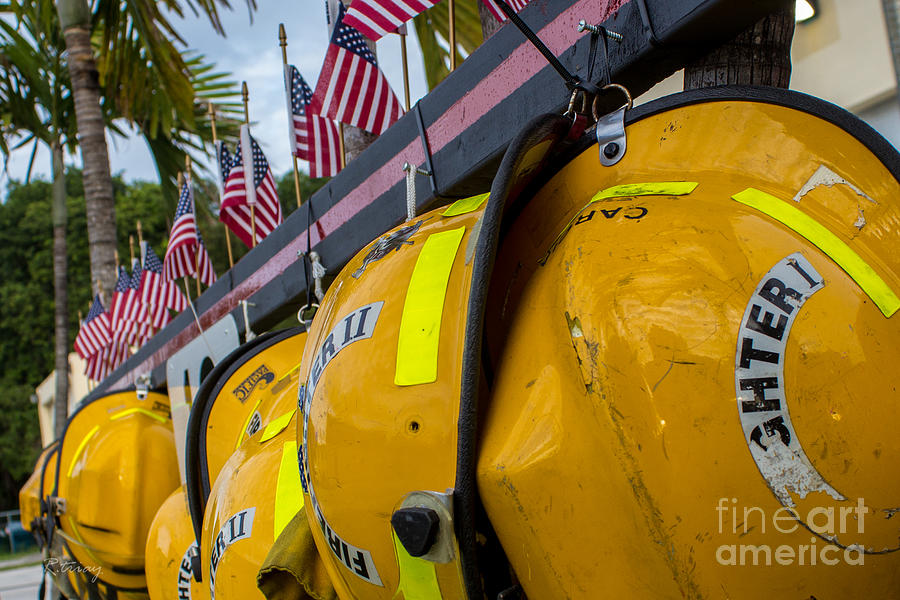 Firefighters Memorial to the Brave RIP Photograph by Rene Triay FineArt Photos