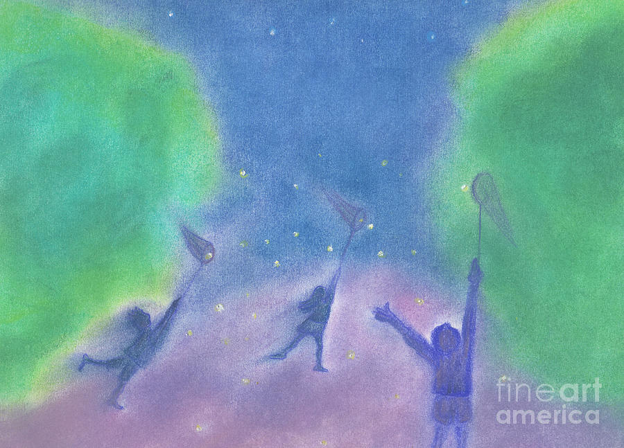 Fireflies by jrr Painting by First Star Art