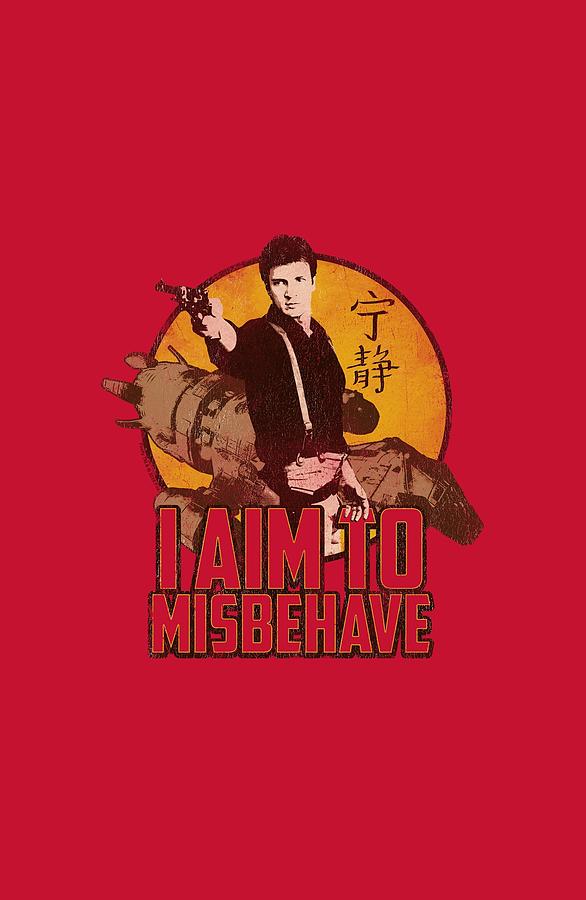 Illustration Digital Art - Firefly - I Aim To Misbehave by Brand A