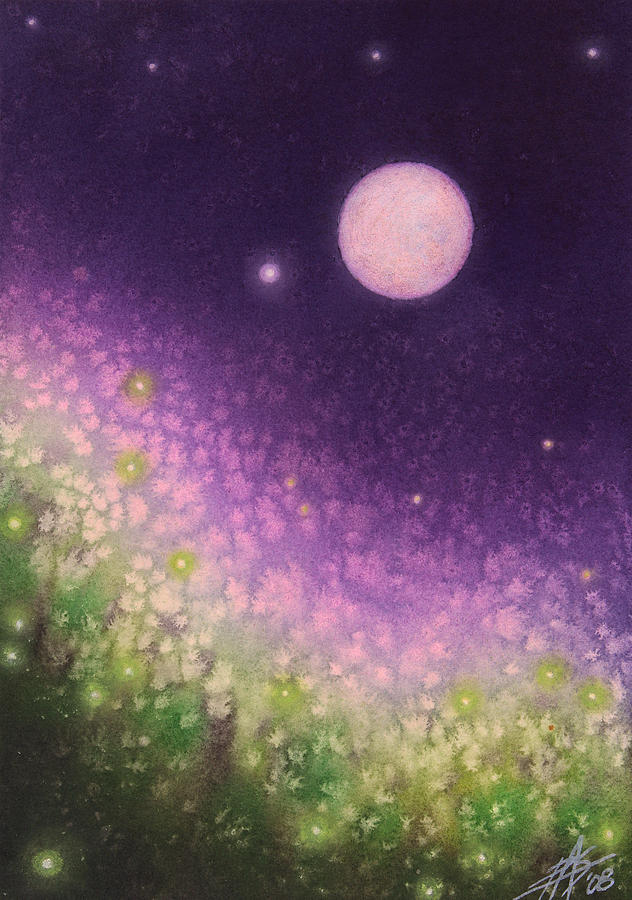 Firefly Night II Painting by Robin Street-Morris