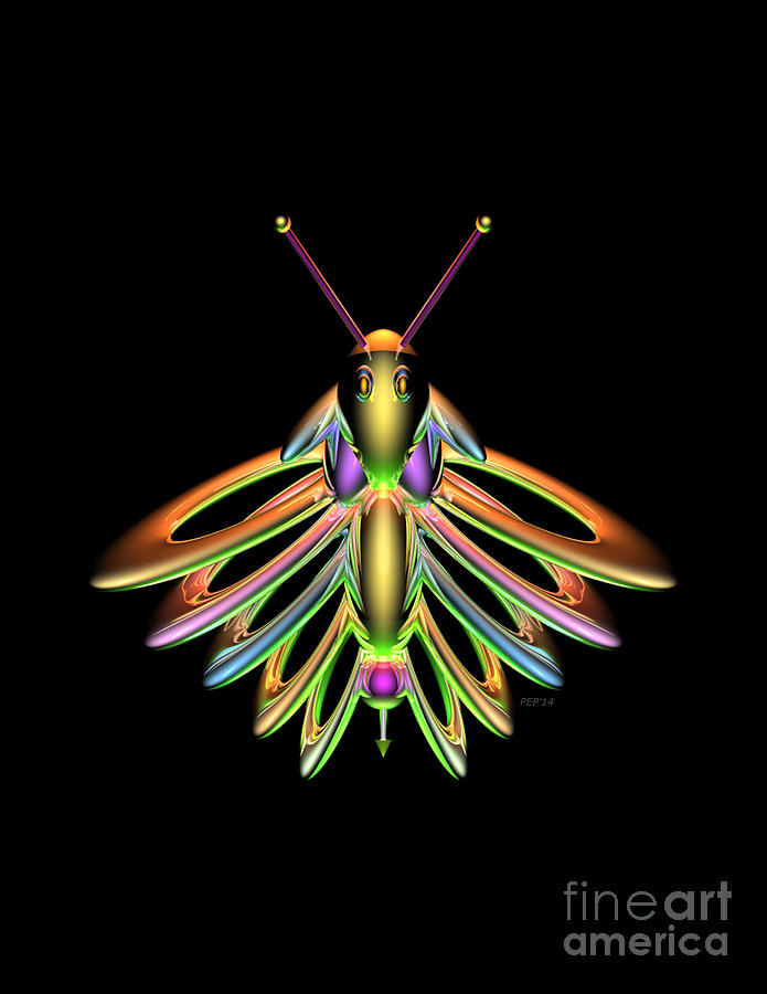 Firefly Digital Art by Phil Perkins