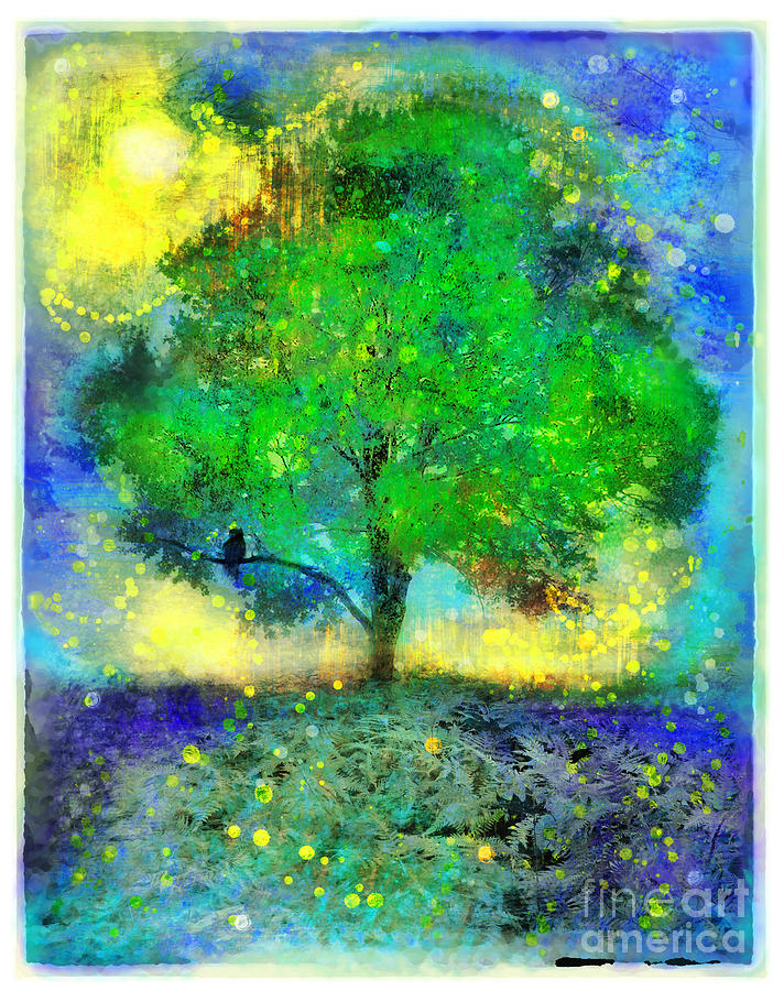 Firefly summer nights Digital Art by Gina Signore