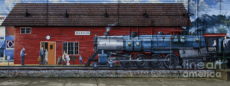 Train Station Sultan Washington 2 Photograph by Bob Christopher
