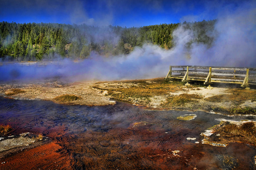 Firehole Lake Drive Photograph by John Drew - Pixels