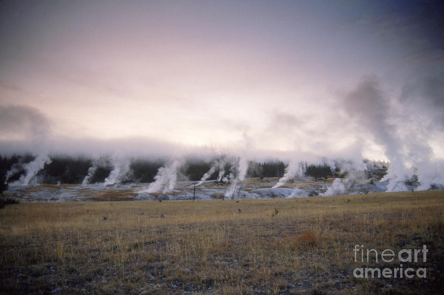 Yellowstone National Park Photograph - Firehole River, Yellowstone Np by Mark Newman