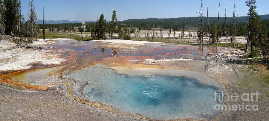 Firehole Spring Yellowstone National Park Photograph