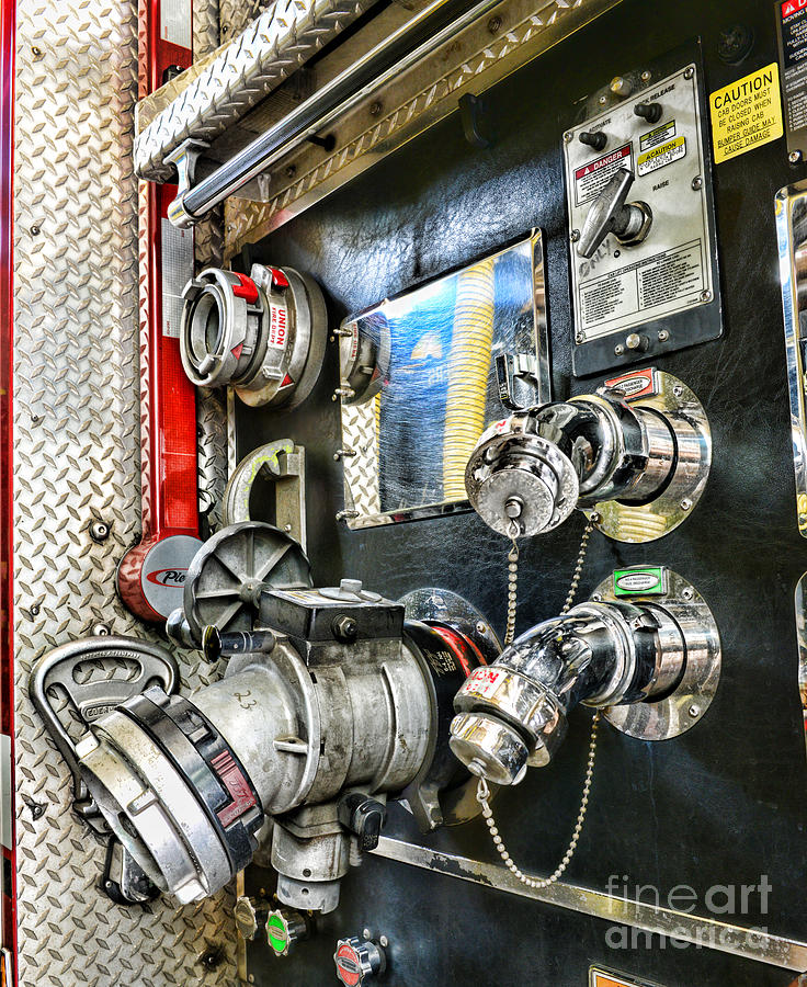 Fireman Photograph - Fireman - Control Panel by Paul Ward