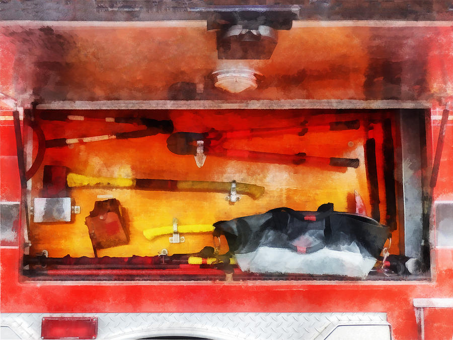 Fireman - Firemens Tools of the Trade Photograph by Susan Savad