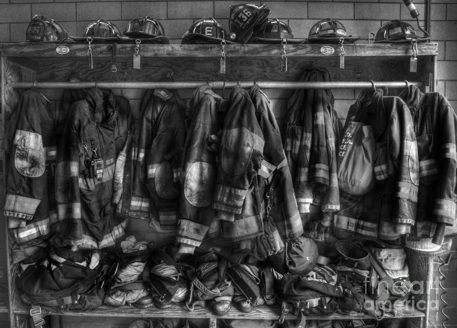 Fireman - Let no mans ghost return to say his training let him down  Photograph by Lee Dos Santos