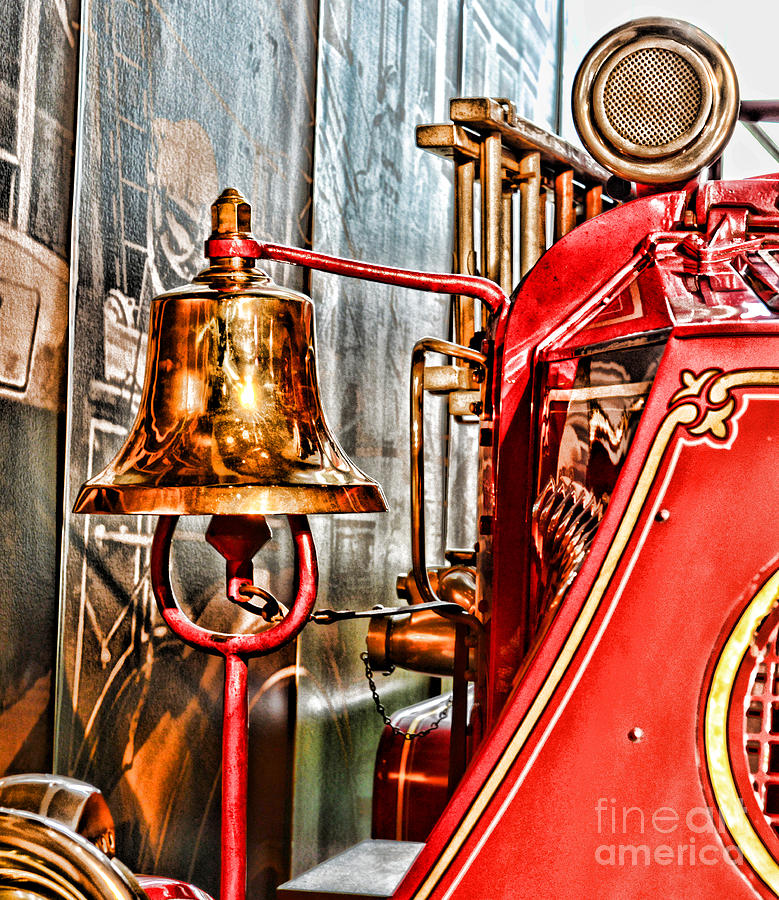 Paul Ward Photograph - Fireman - The Fire Bell by Paul Ward