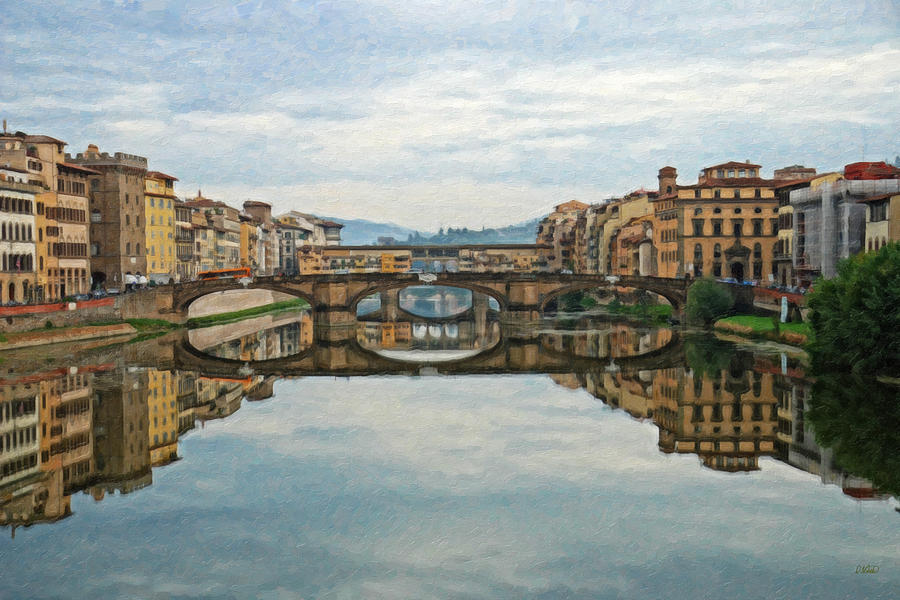 Firenze Italy Itl2060 Painting by Dean Wittle