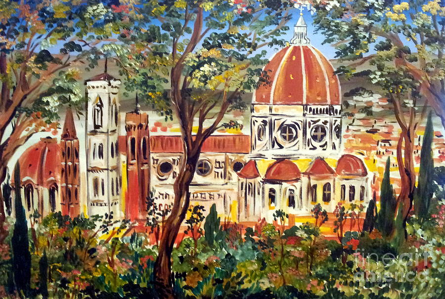 Firenze La Bella Painting by Roberto Gagliardi