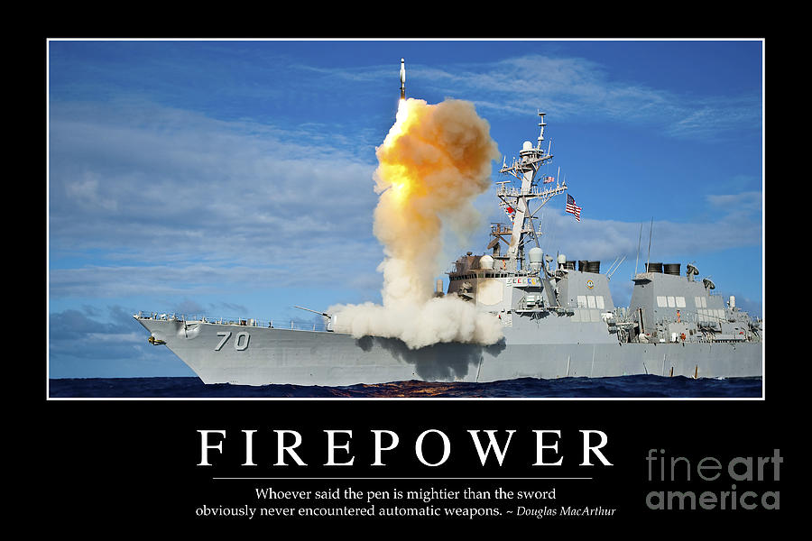 Firepower Inspirational Quote Photograph by Stocktrek Images