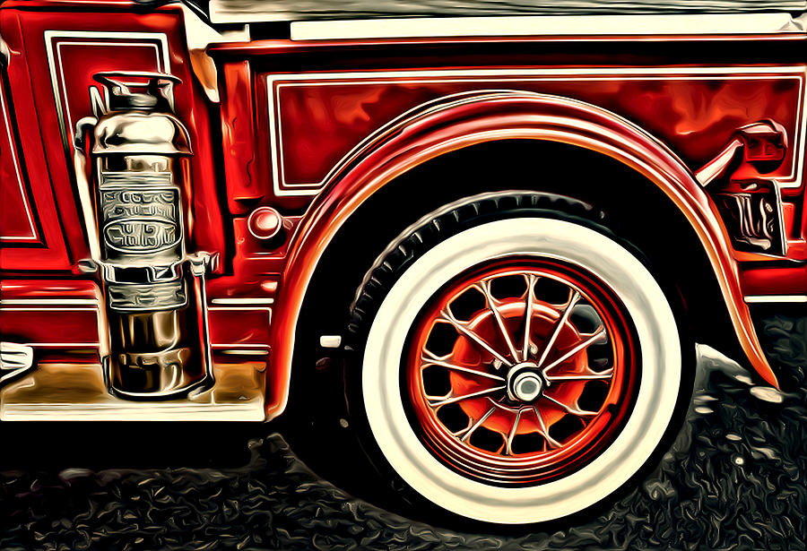 Firetruck Photograph by Jim Painter