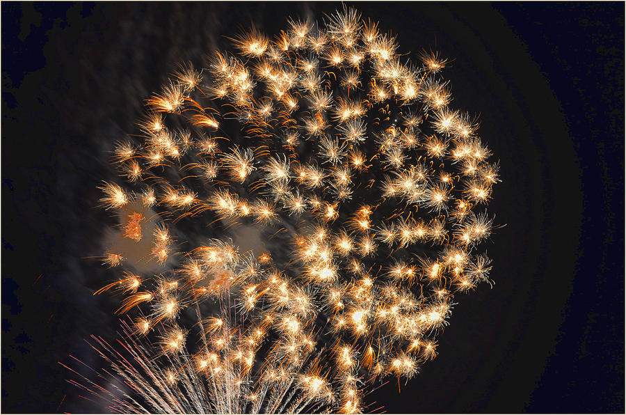 Firework 4 Pyrography by Jeffrey Platt