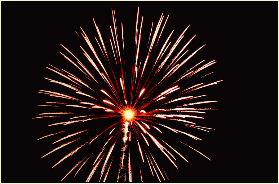Firework 7 Pyrography by Jeffrey Platt