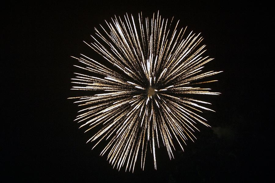Firework Display Against Clear Sky At Photograph by Bob Kelly / Eyeem Firework Display Against Clear Sky At Photograph by Bob Kelly / Eyeem