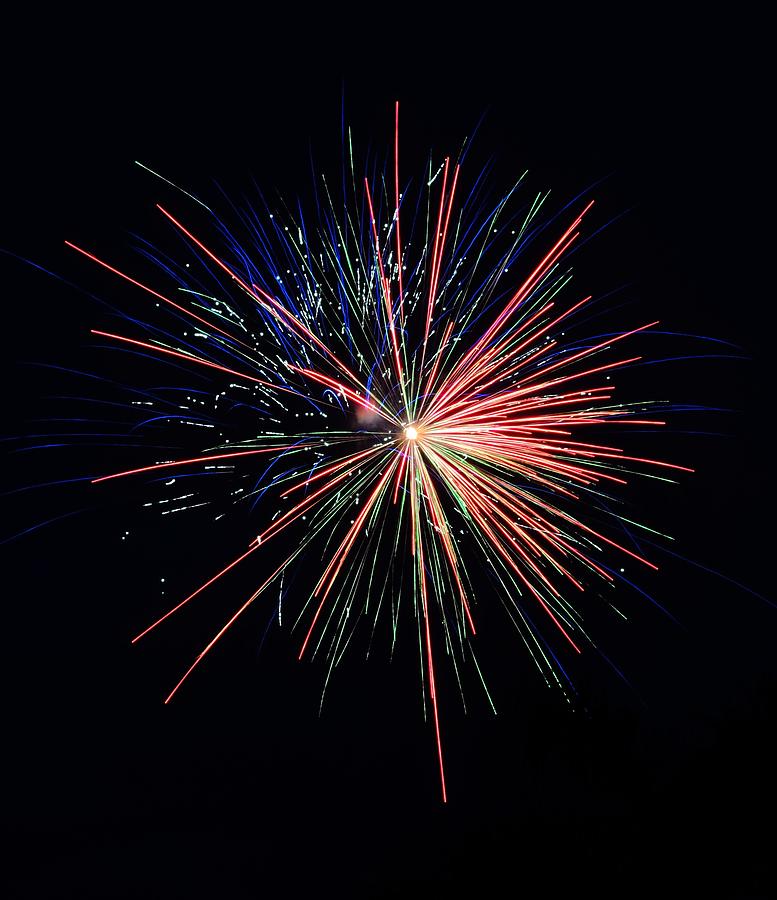 Fireworks 2 Photograph by David Hart