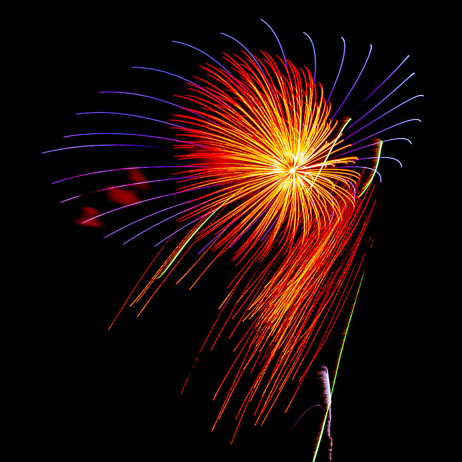 Fireworks 6 Photograph by Paul Freidlund