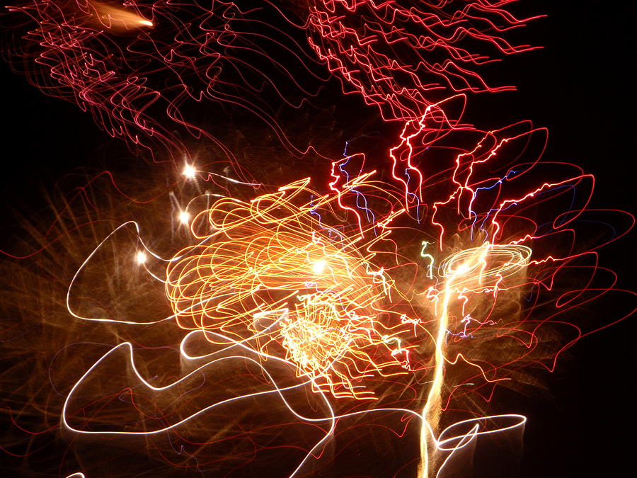 Independence Day Photograph - Fireworks 9  by Senske Art