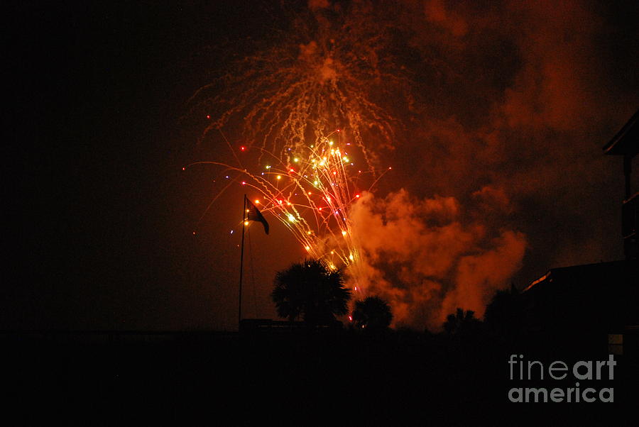 Fireworks Photograph by Bob Sample
