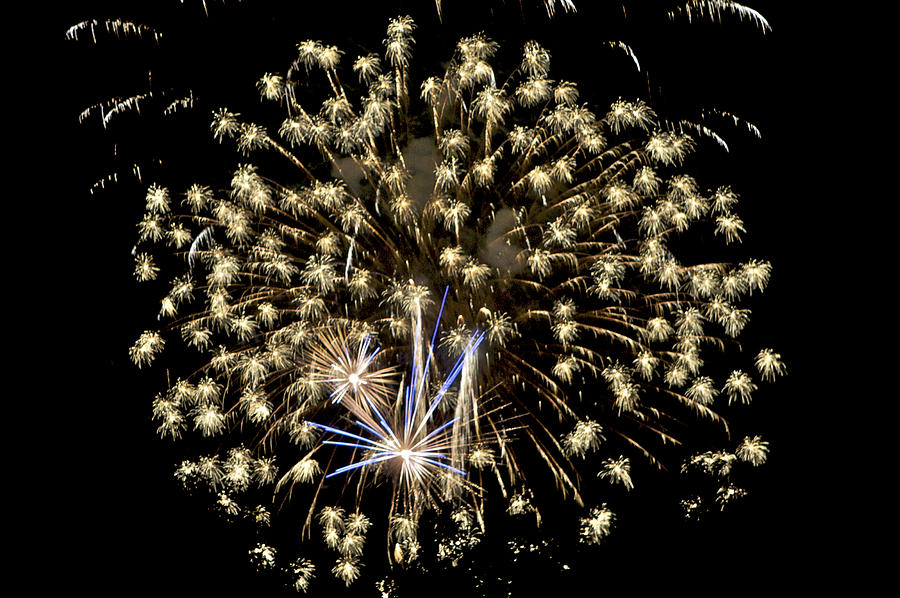 Fireworks bursts colors and shapes 4 Photograph by SC Heffner