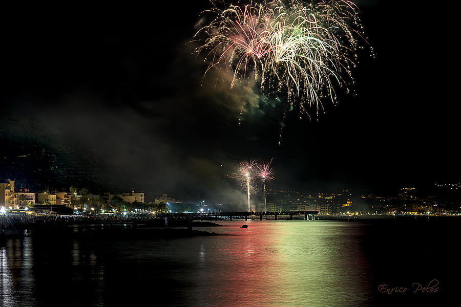 Fireworks Ceriale 2013 3698 Photograph by Enrico Pelos