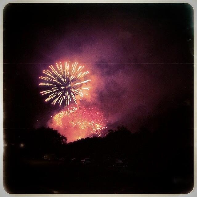 Fireworks Photograph - #fireworks #dicksonnightout by Angela Davis