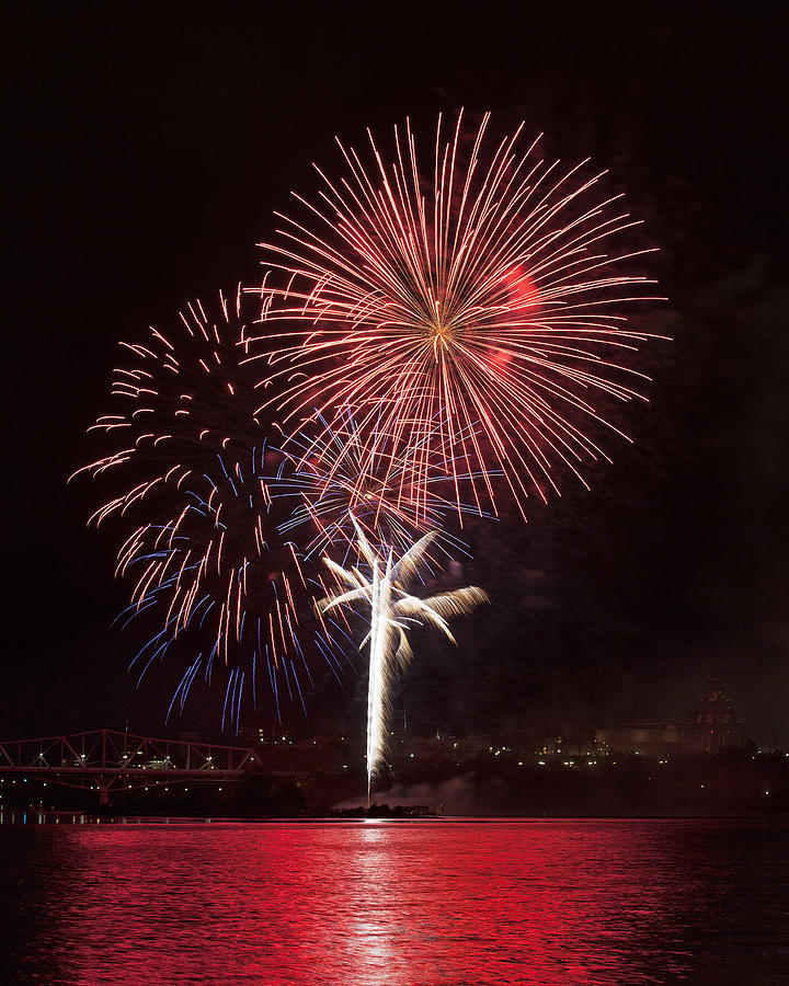 Fireworks Photograph by Eunice Gibb