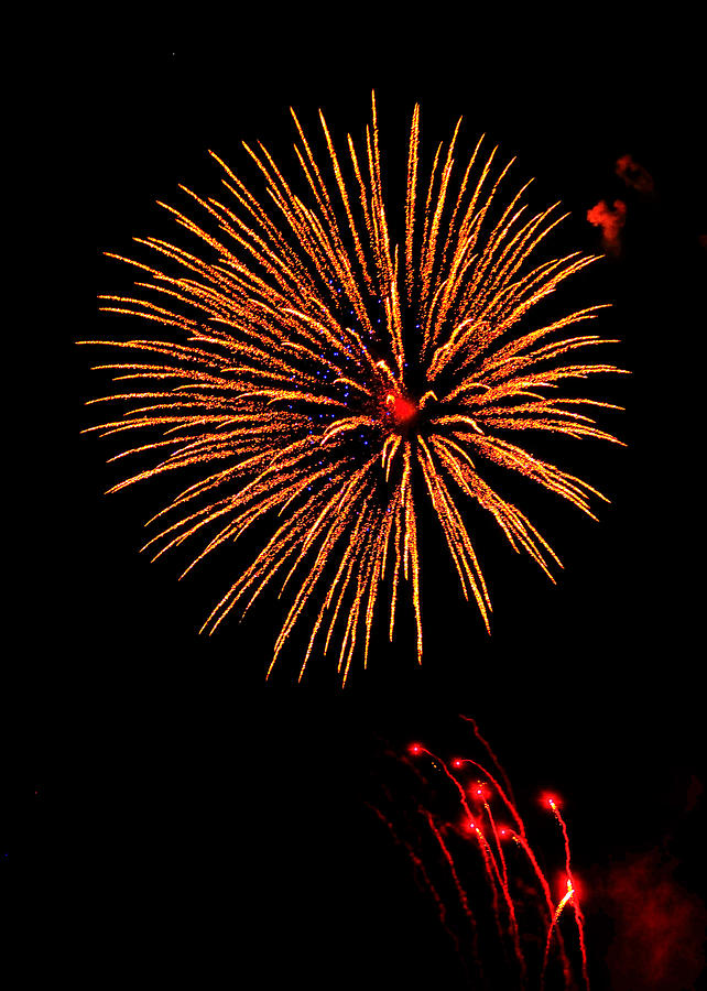 Independence Day Photograph - Fireworks by Greg Norrell