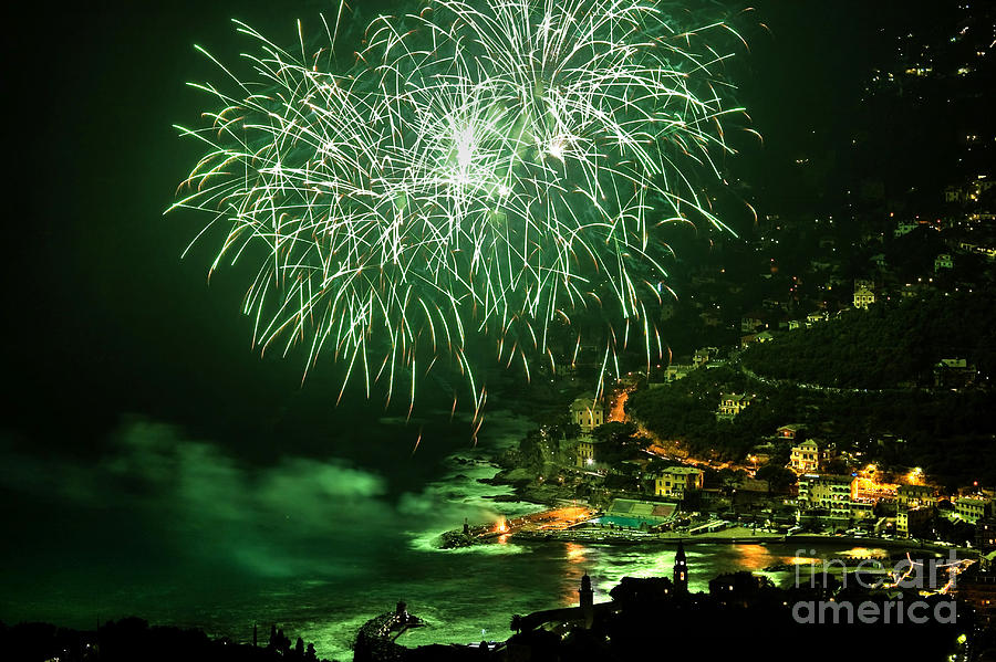 Fireworks HDR Photograph by Antonio Scarpi