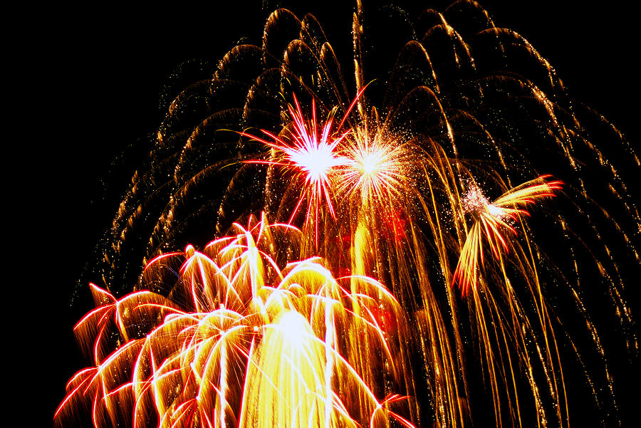 Fireworks I Photograph by Matt Swinden