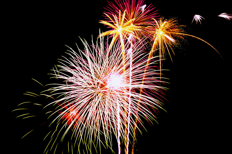 Fireworks II Photograph by Matt Swinden