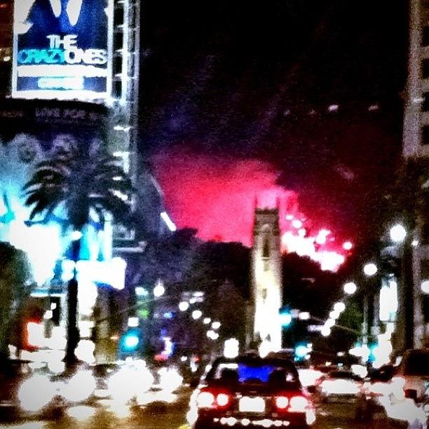 Summer Photograph - Fireworks In The City💥 #losangeles by Givon Hester